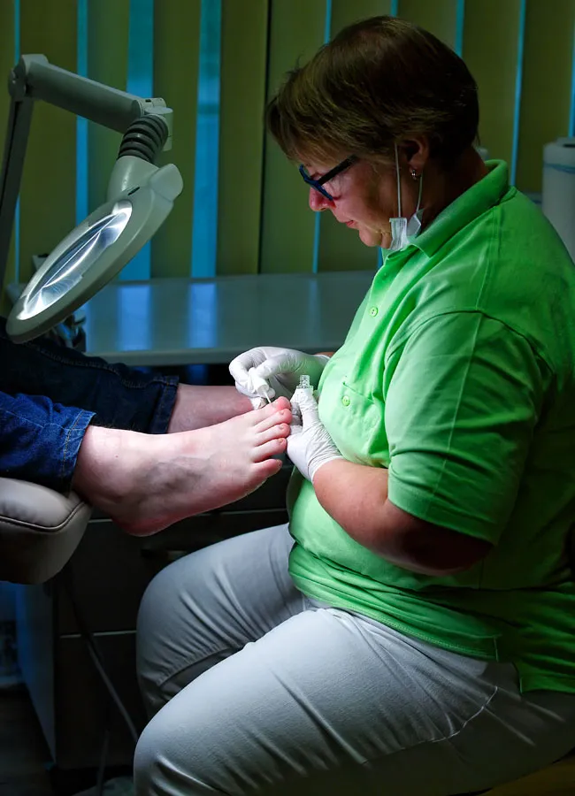 Podologikum Mauritz - Behandlung Schritt 2